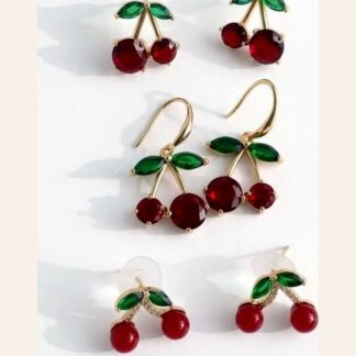 Brincos Cherry 🍒✨ · SABRINA PORTO
