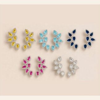 Brinco Ear Cuff Folha Cravejada · SABRINA PORTO